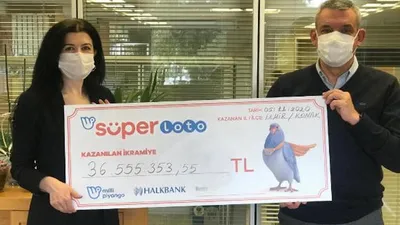 Lotodan 36.5 milyon TL kazanan talihli parasını aldı