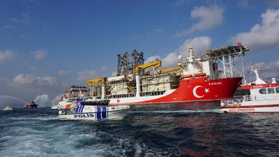 Kanuni Sondaj Gemisi Karadeniz'e uğurlandı