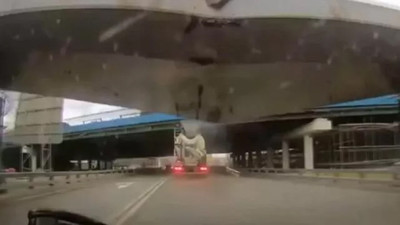 Mucize kurtuluş saniye saniye kamerada!