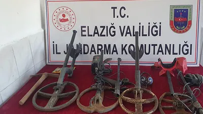 Elazığ’da kaçak kazıya operasyon: 4 gözaltı