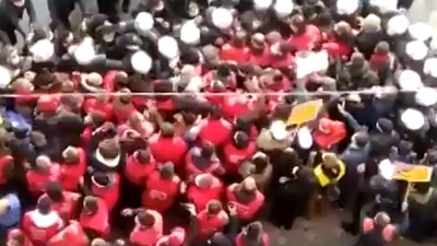 Haklarını arayan işçilere gözaltı!