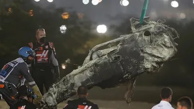 Formula 1'de korkunç kaza! Aracı ikiye bölündü