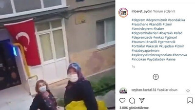Depremzedelere dağıtılan yardım malzemelerini aldılar!