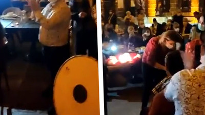 Validen sosyal mesafesiz kına gecesi!