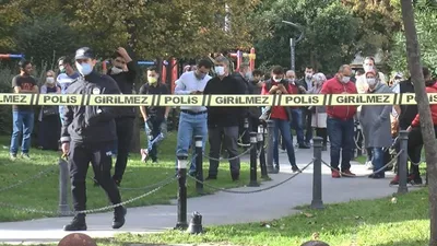 Esenler'de atış poligonunda korkutan yangın