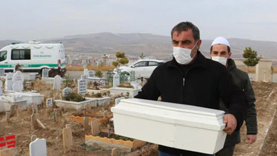Vicdansız annesinin ölüme terk ettiği bebek toprağa verildi