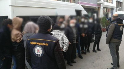 Evden 124 sığınmacı çıktı