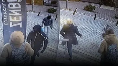 Anne-kız soyguncuları kovaladı!