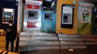 İstanbul'da ATM'ler alev alev yandı