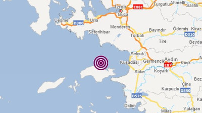 İzmir açıklarında korkutan deprem