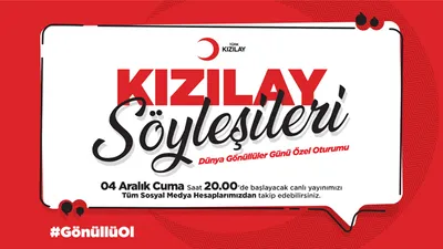 Kızılay'dan Dünya Gönüllüler Günü programı