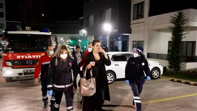Ankara'da 14 katlı binada yangın paniği