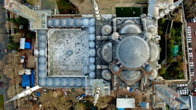 Sultanahmet Camisi'nin restorasyonu yüzde 30'u geçti