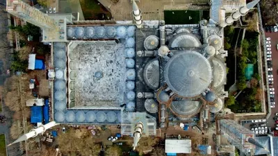 Sultanahmet Camisi'nin restorasyonu yüzde 30'u geçti