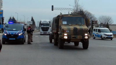 Sınırda dikkat çeken hareketlilik ! Askeri sevkiyat sürüyor