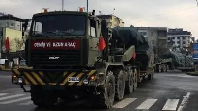 Suriye sınırına tank sevkiyatı