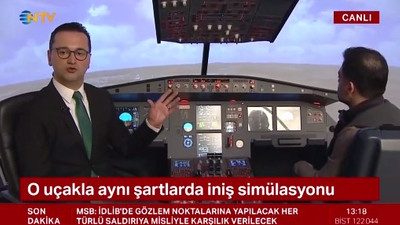 Havalimanındaki uçak kazası nasıl yaşandı ? Simülasyonda canlandırdılar