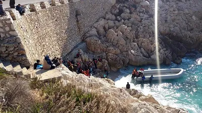 Göçmenlerin Kaş'tan Meis'e geçiş çabası