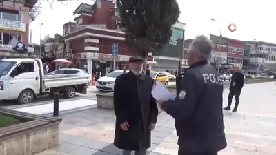 Polisi gören yaşlı adam cezadan kaçmak için dua etti