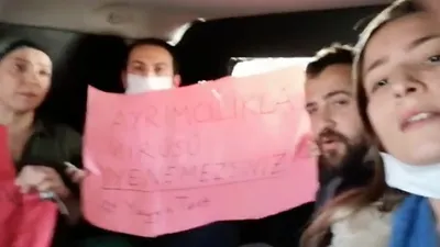 Açıklama yapmak isteyen sağlıkçılara gözaltı