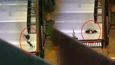 Genç kız üst geçitten intihara kalkıştı