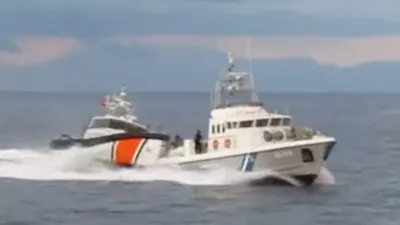 Bu görüntüler olay olacak: Türk botu Yunan botunu böyle kovaladı!