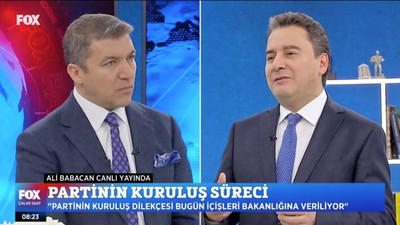 Babacan canlı yayında açıkladı! Yeni parti bugün kuruluyor