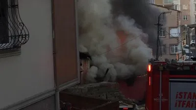 İstanbul'da korkutan yangın
