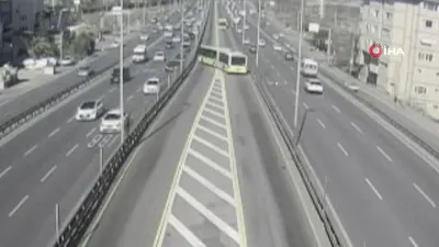 Avcılar'daki Metrobüs kazasından korkunç görüntü ortaya çıktı