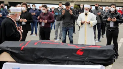 Haydar Baş'ın cenaze töreni sonrası skandal görüntüler !