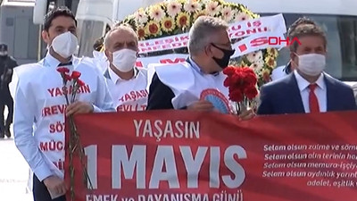 Sendikalar Taksim Meydanı'na çıktı
