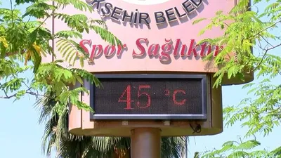 Adana'da cehennem sıcakları: Termometreler 45 dereceyi gördü
