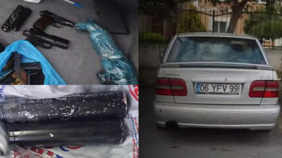 Park halindeki otomobilden çıkanlar çeteyi ele verdi!