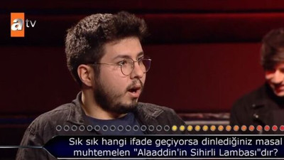 Milyoner'e damga vuran soru: 