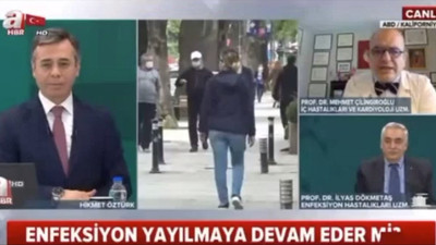 A Haber'de olay var! Prof. Dr. Çilingiroğlu bombaladı, spiker çaresiz kaldı