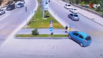 Cinayet gibi kaza kamerada!