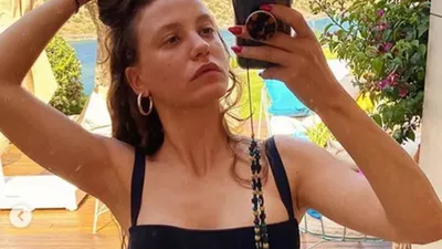 Serenay Sarıkaya'nın bu pozları olay oldu