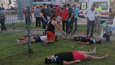 Antalya'da feci kaza: 4 yaralı