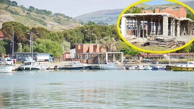 Gökçeada'da sit alanına bina yapıldı