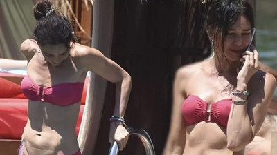 Hande Ataizi oğlu ve sevgilisi ile güneşin keyfini çıkardı