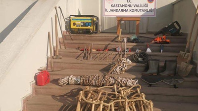 Kaçak kazı yapan 4 kişi böyle yakalandı