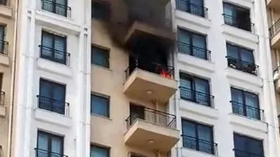 Evdeki klima bomba gibi patladı!