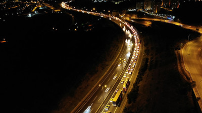 TEM'de bayram yoğunluğu! Trafik durma noktasına geldi