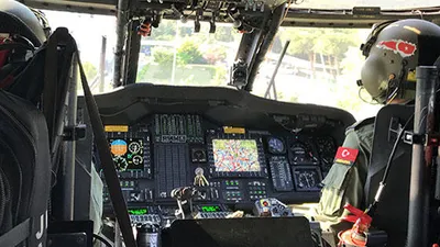 İstanbul'da helikopterle trafik denetimi!