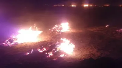 Bir ilimizde daha meteor paniği! Yangın çıktı!