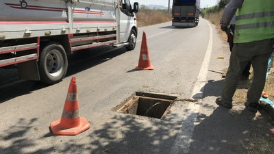 Yollardaki rögar kapakları çaldılar!