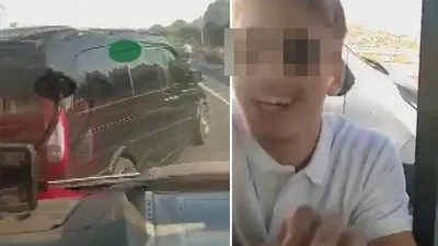 Çakarlı araçlı trafik eşkiyası kamerada! Polisim deyip, yol kesip yaraladı!
