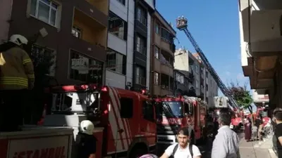 Bayrampaşa'da korkutan yangın