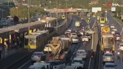 E-5'te kaza sonrası büyük kavga!