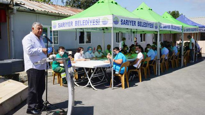 Sarıyer Belediyesi ailesi kurban yemeğinde buluştu